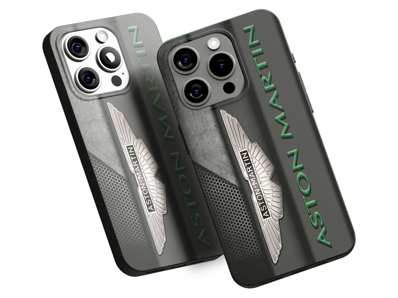 Aston Martin Cover Telefono Look Drift da Gara